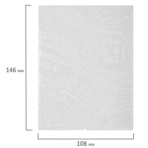 Клише для тиснения 3D «Печати» для Машинки для тиснения ОС-5, 108×146 мм, ОСТРОВ СОКРОВИЩ, 663805