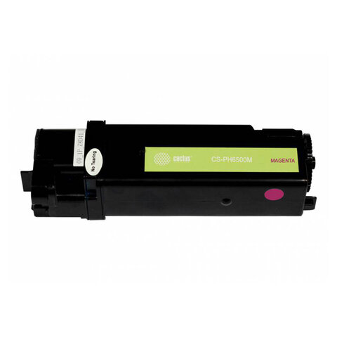 Картридж лазерный CACTUS (CS-PH6500M) для XEROX Phaser 6500/WC6505, пурпурный, ресурс 2500 стр. 
