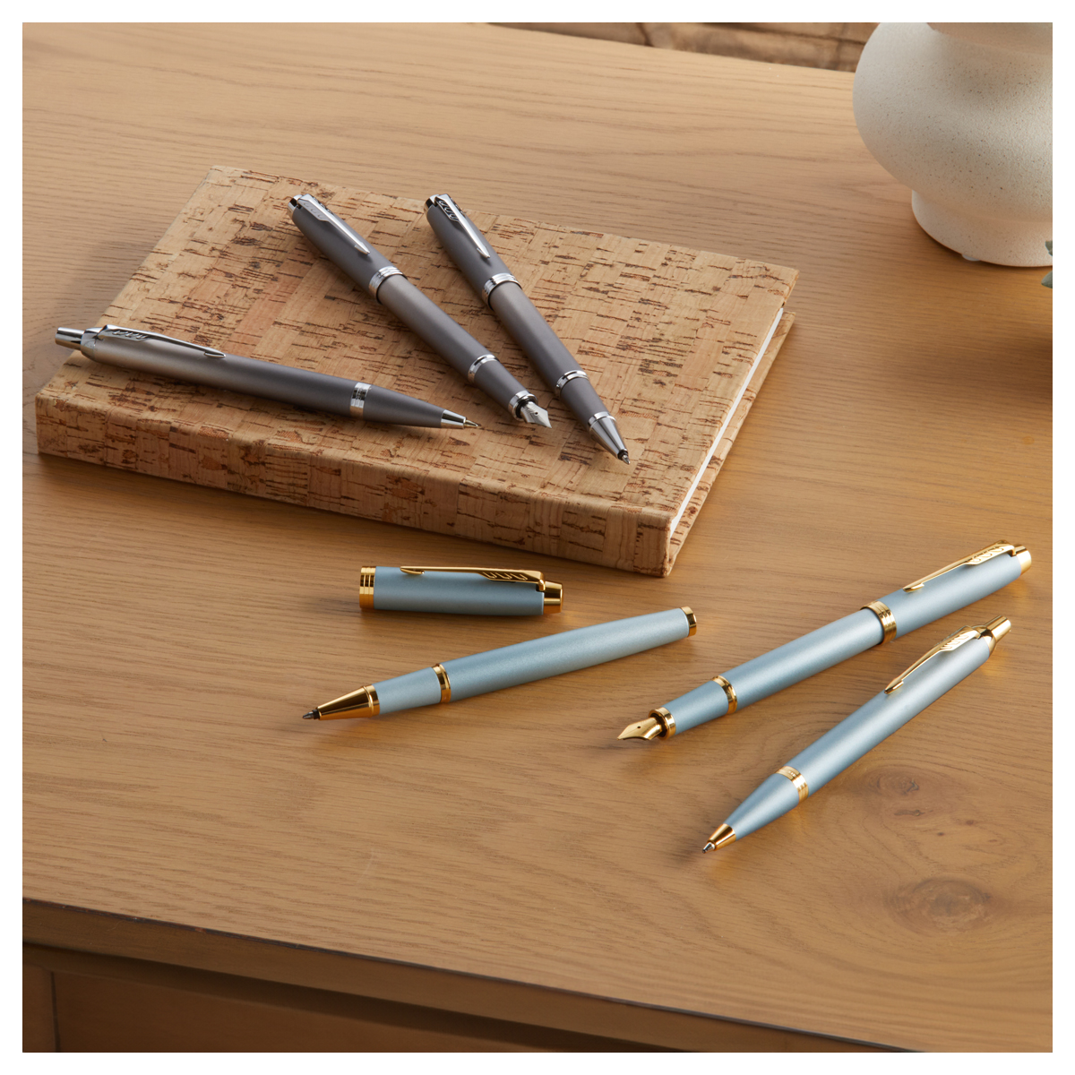 Ручка шариковая Parker «IM Rituals GREEN Gradient GT» синяя, 1.0мм, кнопочн., подарочная упаковка