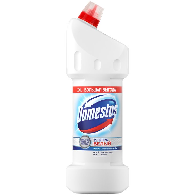 Средство для уборки туалета 1.5 л, DOMESTOS (Доместос) «Эксперт сила 7», «Ультра Белый»