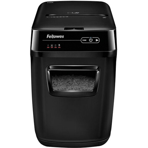 Уничтожитель (шредер) FELLOWES AUTOMAX 130C, 3-5 человек, АВТОПОДАЧА, 3 уровень секретности, 4×51 мм, 130 листов, 32 л