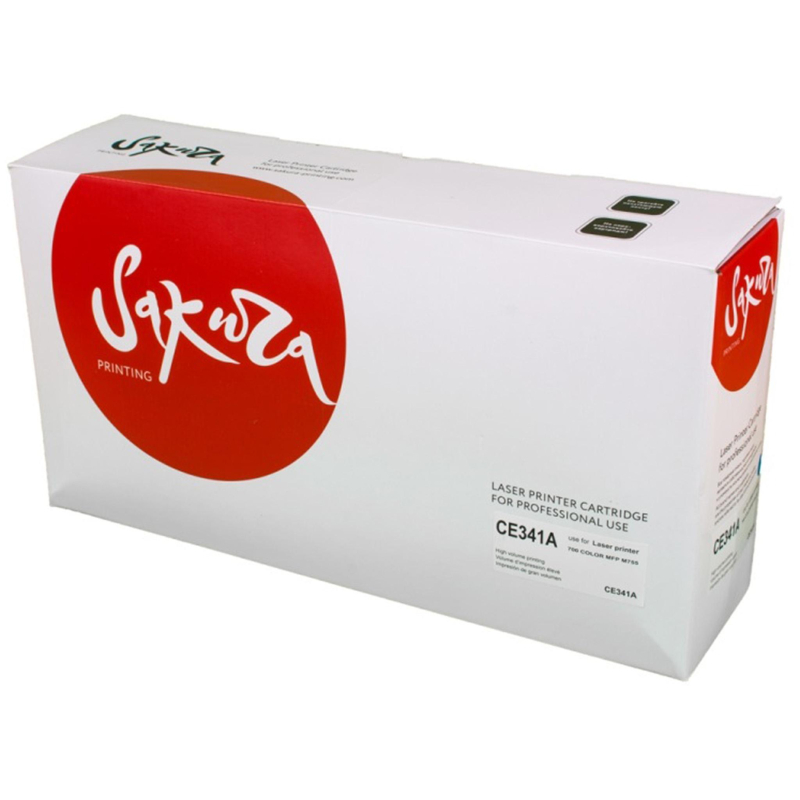 Картридж лазерный SAKURA CE341A гол. для HP LJ 700/775