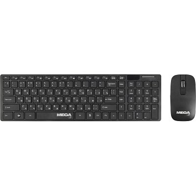 Набор клавиатура+мышь ProMega jet WKMC001 USB WLS RT/2+1ААА/1000dpi/3кн/чер