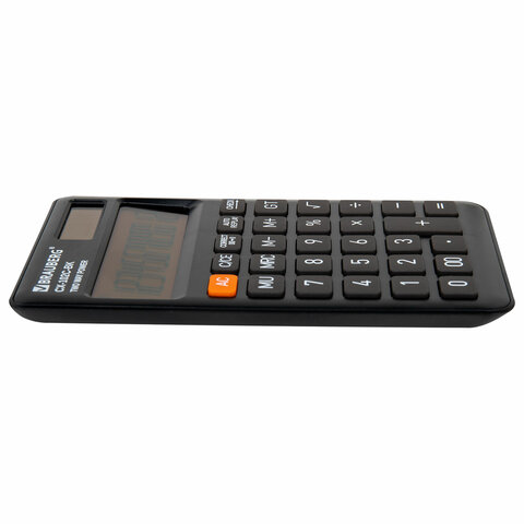 Калькулятор карманный BRAUBERG CX-102C-BK (76×126 мм)12 разрядовдвойное питаниеЧЕРНЫЙ272647