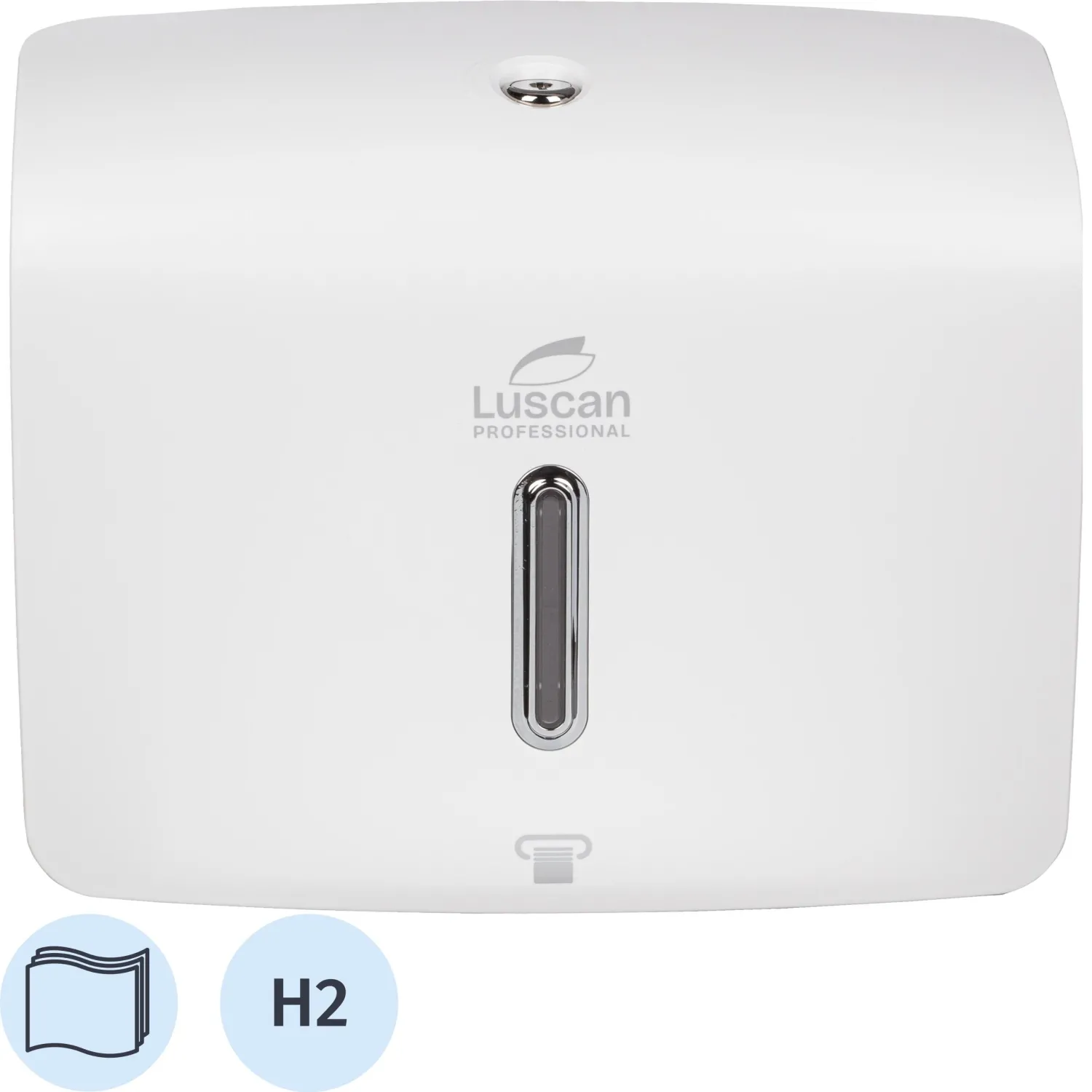 Диспенсер для полотенец листовых Luscan Professional Etalon H2 белый