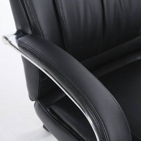 Кресло офисное BRABIX PREMIUM «Advance EX-575», хром, экокожа, черное