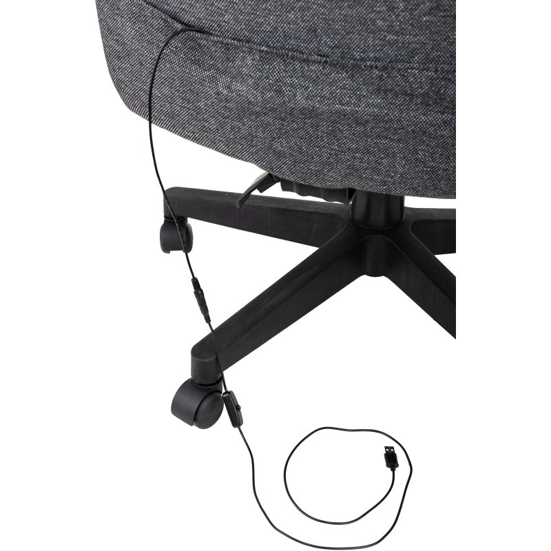 Кресло VB_Бюрократ CH-868MSG-F серый 3C1 с подставкой для ног