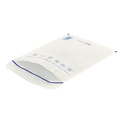 Пакет почтовый с воздушной подушкой Bong из белой бумаги стрип 200x275 мм (100 г/кв.м, 10 штук в упаковке)