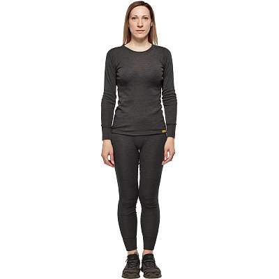 Термофутболка с дл. рукавом жен. т. серая Activ-25 р-р 54