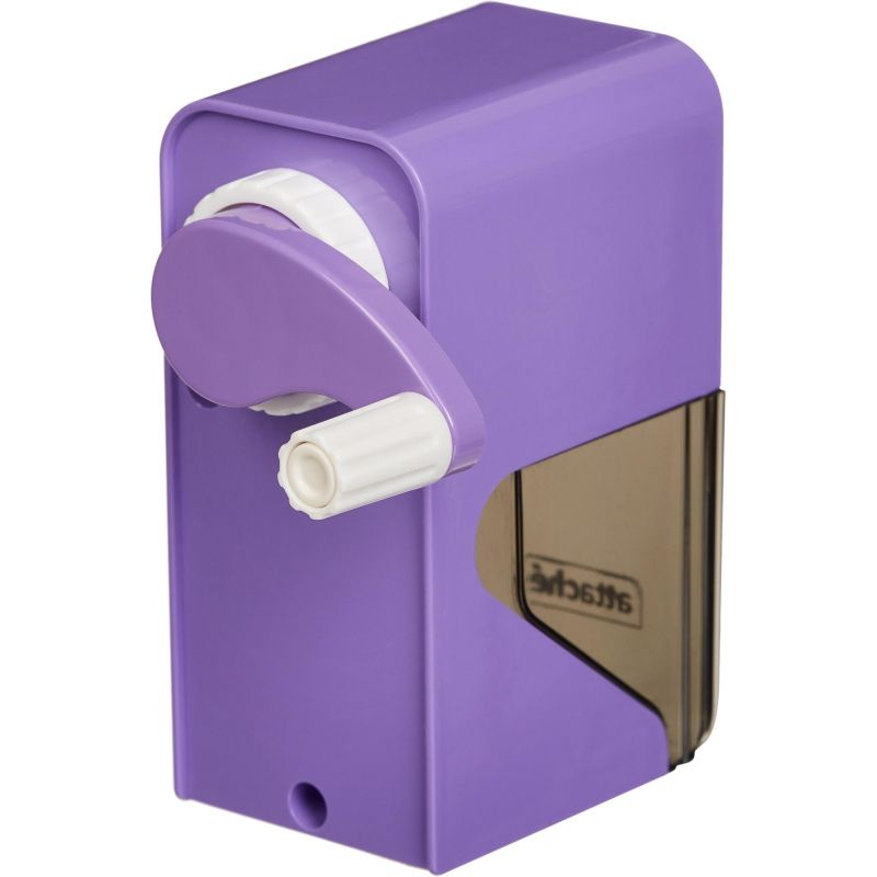 Точилка механическая Attache Bright Colours, авто-фиксация карандаша, фиолет