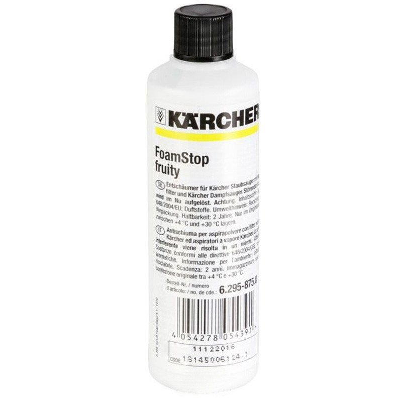Пеногаситель для пылесосов KARCHER FoamStop Fruity, 125 мл, 6.295-875.0