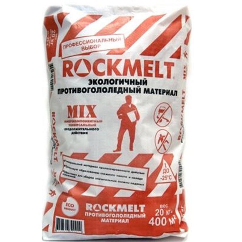 превью Реагент противогололедный Rockmelt Mix гранулы до -30 С мешок 20 кг