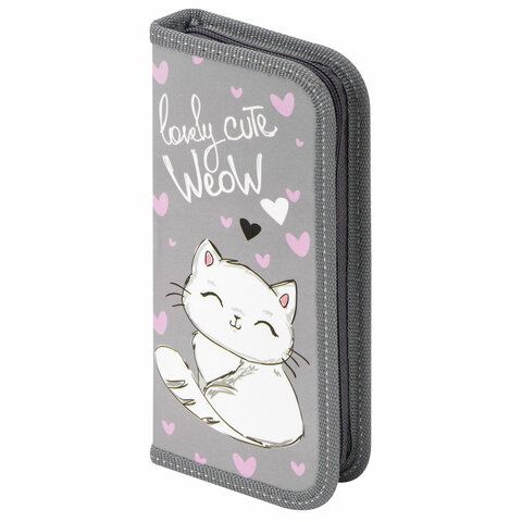 Пенал ПИФАГОР1 отделениеламинированный картон19×9 см«Cute Weow»229197