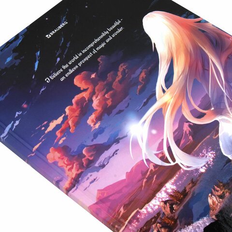 Дневник 1-11 класс 40 л., твердый, BRAUBERG, глянцевая ламинация, «Anime girl»