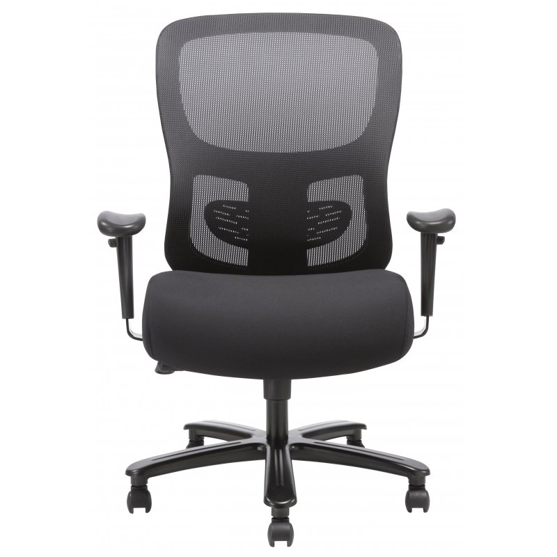 Кресло для руководителя Easy Chair 582 TC черное (ткань/сетка/металл)