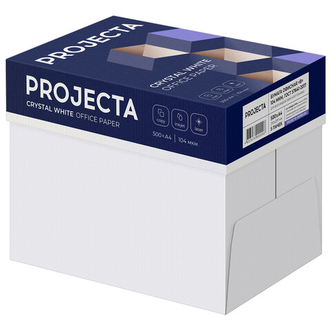 Бумага для офисной техники Projecta (А4, марка В, 80 г/кв.м, 500 листов)