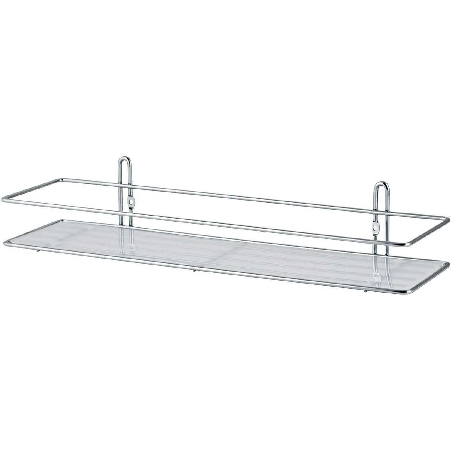 Полка для ванной Swensa 1-ярусная прямая 40x11x7 см