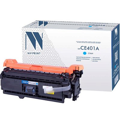 Картридж лазерный NV PRINT (NV-CE401A) для HP LaserJet Pro M570dn/M570dw, голубой, ресурс 6000 стр. 