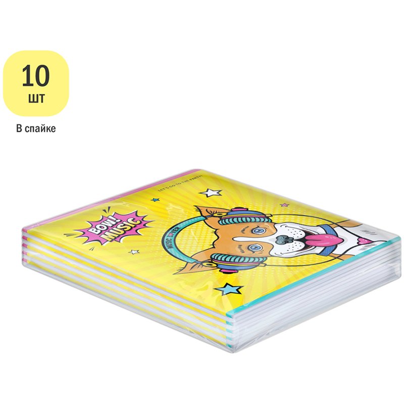 Тетрадь 48л., А5, клетка ArtSpace «Питомцы. Comic animals», эконом
