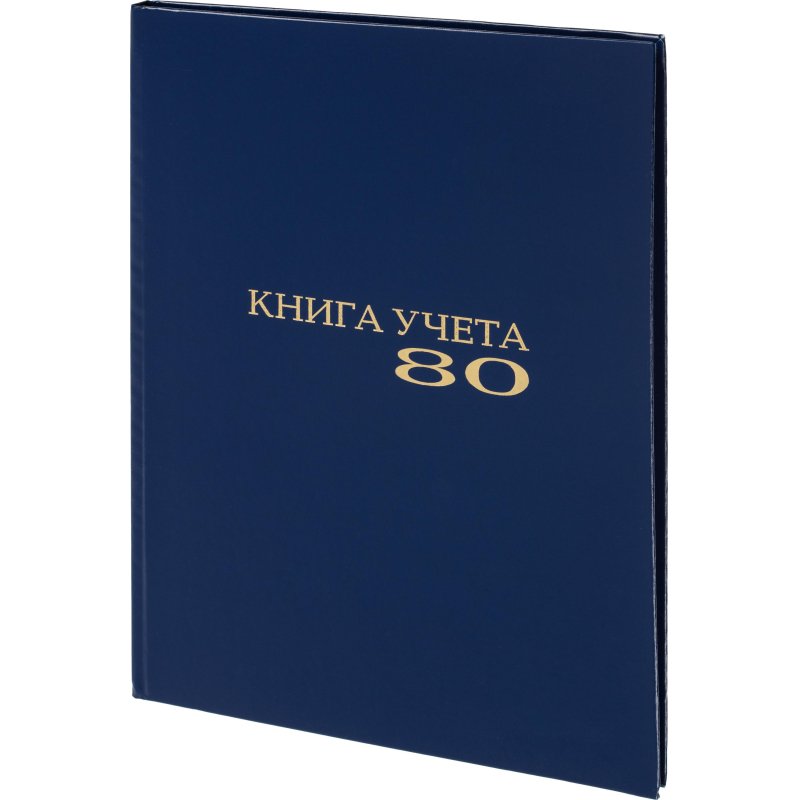 Книга учета Attache А4 80л клетка, офсет, обл. бумвинил
