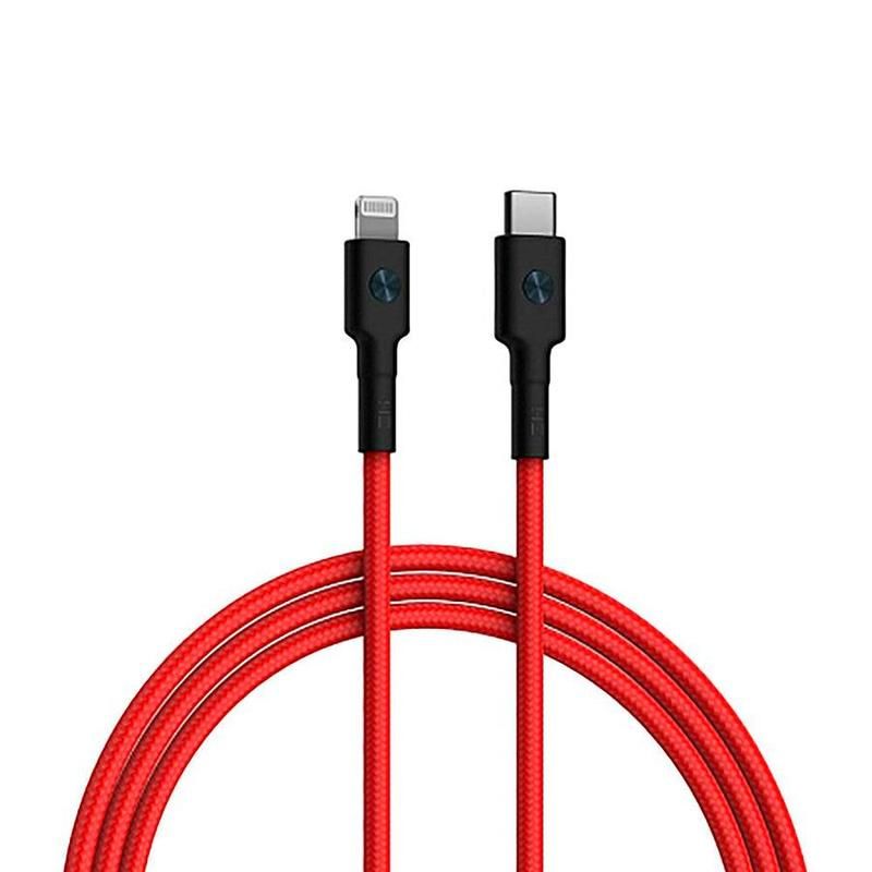 Кабель Xiaomi ZMI USB Type-C - Lightning 1 метр (AL873K Red) арт ...