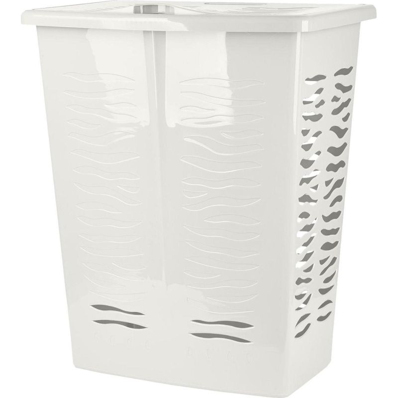 превью Корзина для белья Keeplex Regular 60л 48×34.5×59.5см белое облако