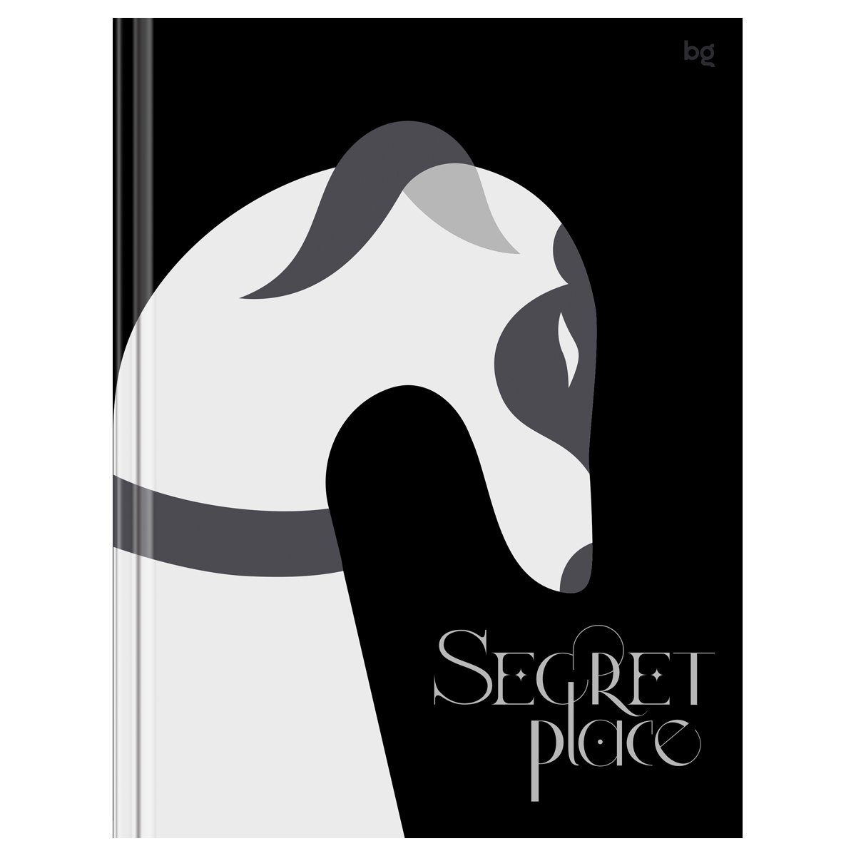 Бизнес-блокнот А5, 80л., BG «Secret place», матовая ламинация, выб. лак
