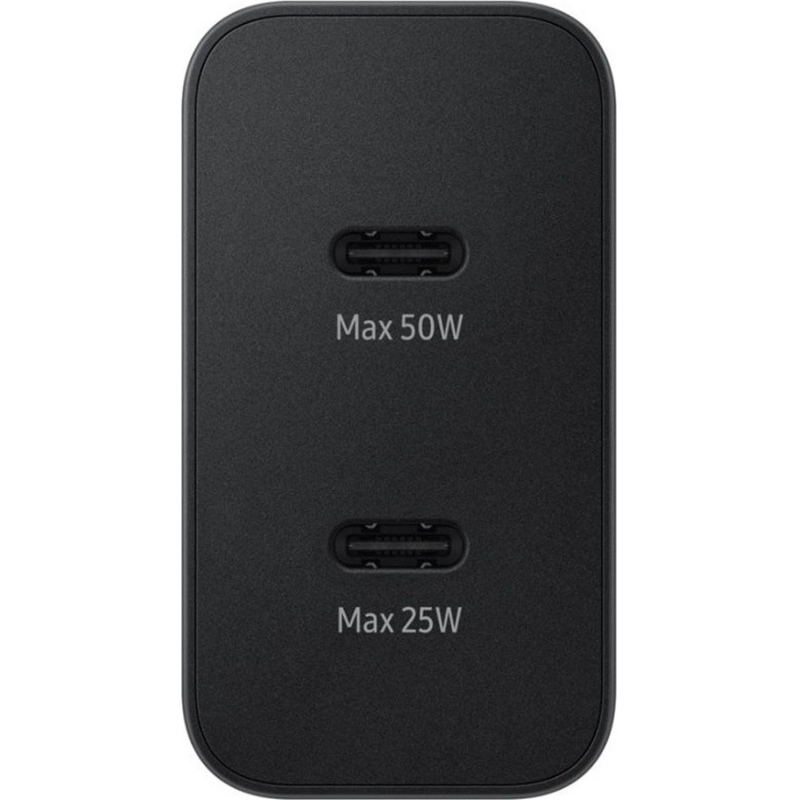 Зарядное устройство сетевое Samsung EP-T5020 50W Duo Type-C Black + cable