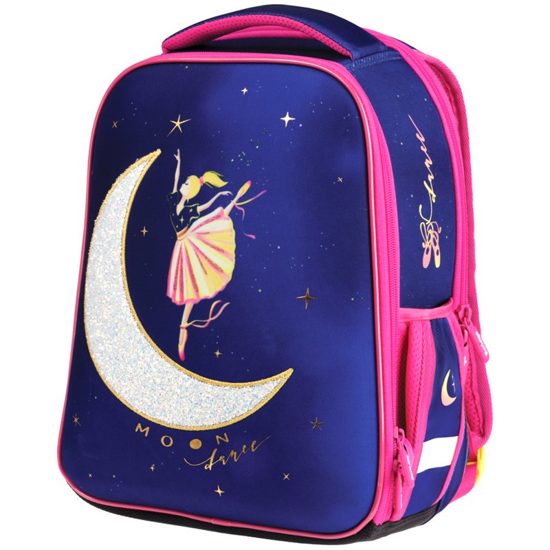 превью Ранец Berlingo Expert Mini «Moon dance» 36×27×14см, 2 отделения, 2 кармана, анатомическая спинка, мешок для обуви