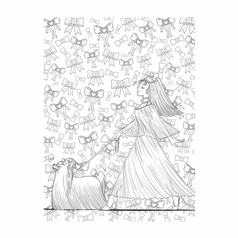 Книжка-раскраска аниме WOW MANGA 210×280мм., 96 страниц, склейка, БОМБОРА, ш/к 52442