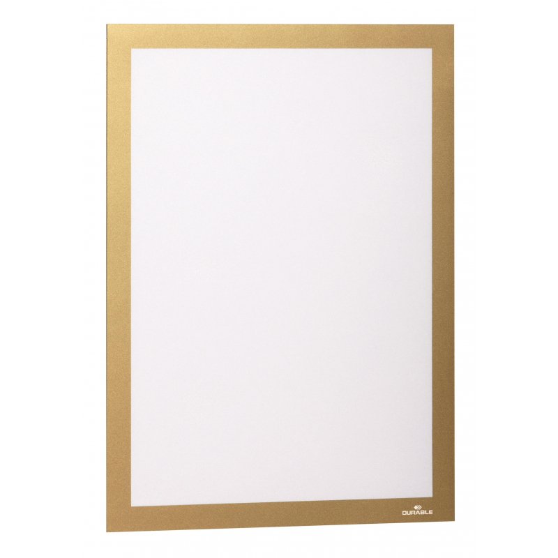 Рамка A4 золото самокл.осн. DURABLE Magaframe 4872-30 2шт