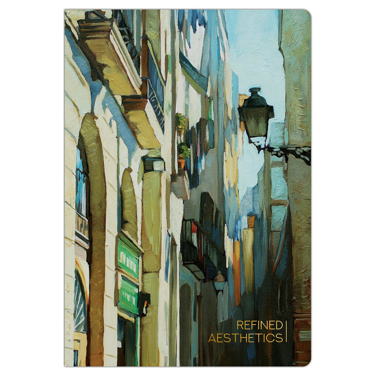 Тетрадь 40л., А5, точка на сшивке Greenwich Line «Refined aesthetic», матовая ламинация, тон. блок 80г/м2