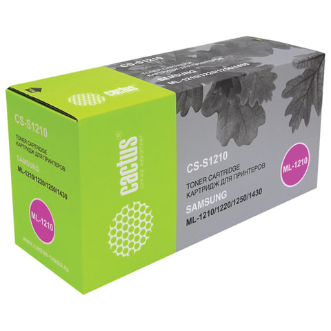 превью Картридж лазерный CACTUS совместимый (ML-1210D3) ML-1210/1220/1250, ресурс 2500 стр.