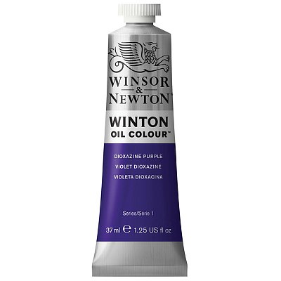 Краска масляная художественная Winsor&Newton «Winton», 37мл, туба, пурпурный диоксазин