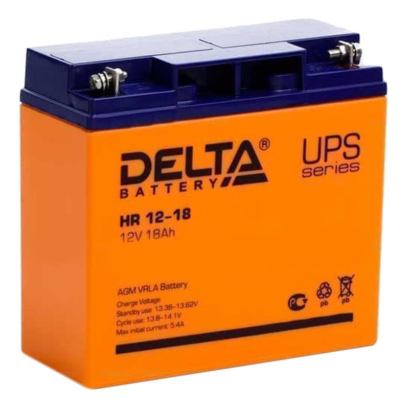 превью Батарея для ИБП Delta HR 12-18 (12V/18Ah)_D_K
