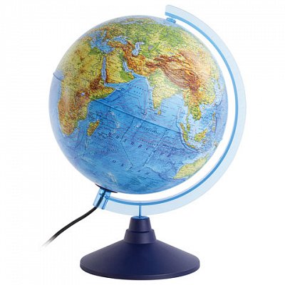 Глобус Globen физико-политический интерактивный с подсветкой (250 мм)