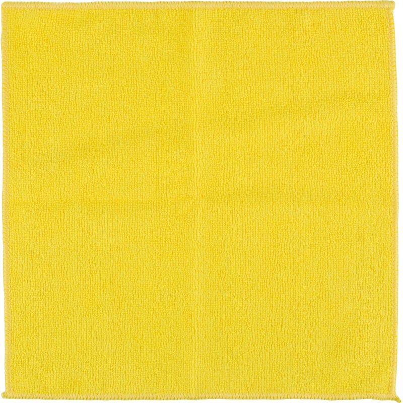 Салфетка хозяйственная из микрофибры универс 280г/м2 30×30см жел