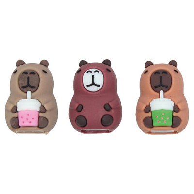 Точилка «Капибара», 1 отверстие, ассорти