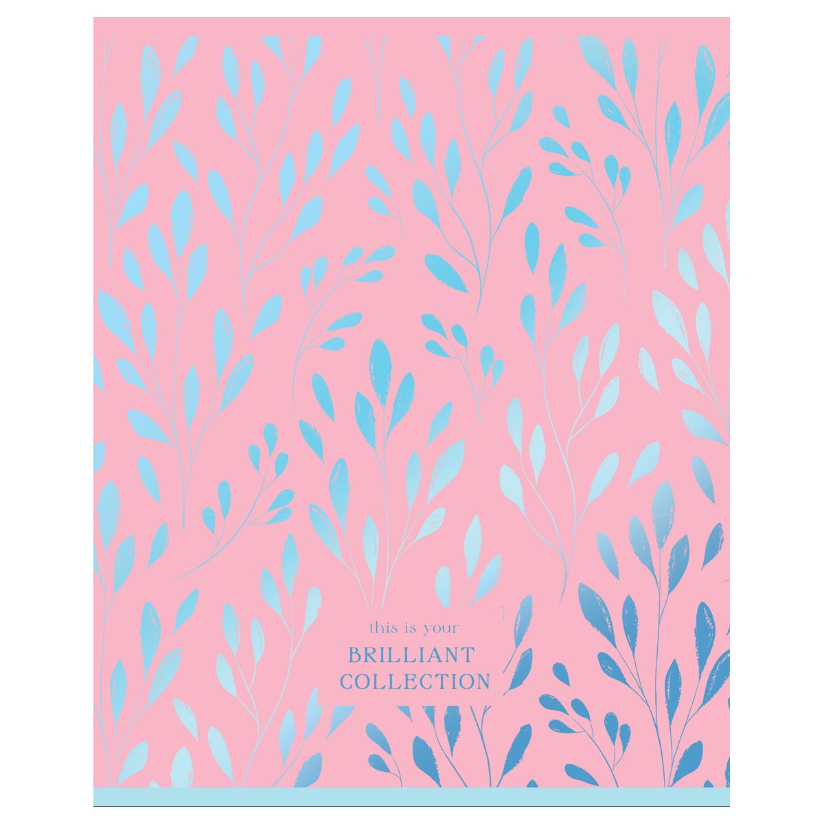 Тетрадь 48л., А5, клетка BG «Brilliant collection», тиснение фольгой