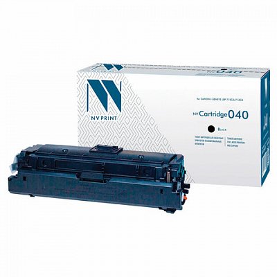 Картридж лазерный NV PRINT (NV-040BK) для Canon i-SENSYS LBP 710Cx/712Cx, черный, ресурс 6300 страниц