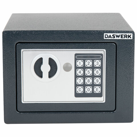 Сейф мебельный DASWERK SC-170EL (170×230х170 мм), электронный замок, графит
