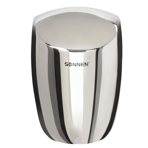 Сушилка для рук SONNEN HD-777, 1200 Вт, нержавеющая сталь, антивандальная, хром