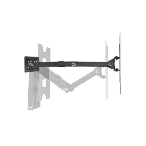 Кронштейн-крепление для ТВ настенный, до 30 кг, VESA 100×100-200×200, 23«-43», черный, SONNEN