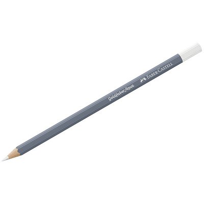 Карандаш акварельный художественный Faber-Castell «Goldfaber Aqua», цвет 101 белый