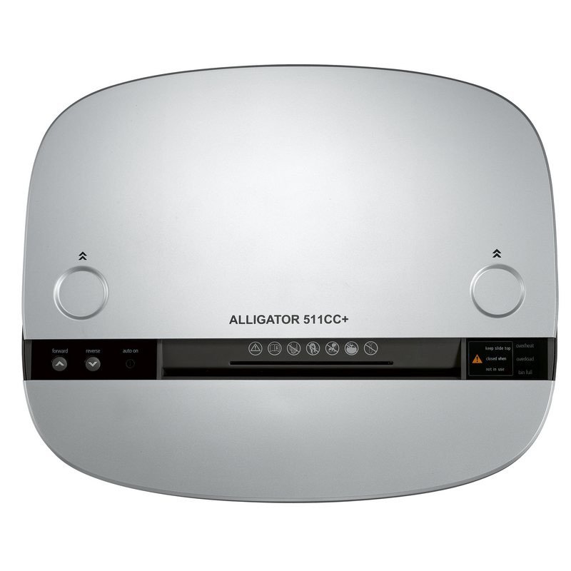 Уничтожитель документов ProfiOffice Alligator 511CC+ 4-й уровень секретности объем корзины 29 л