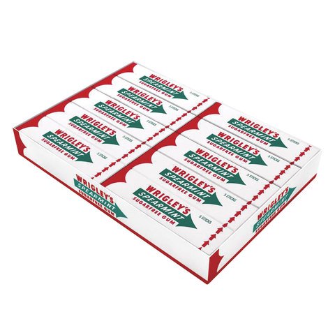 Жевательная резинка WRIGLEY'S Spearmint (Ригли Сперминт), 5 пластинок, 13 г