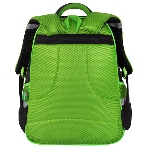 Рюкзак BRAUBERG KIDS FLOSSY, 2 отделения, 3 кармана, «Galaxy Dino», 3D-панель, 40×28х18 см