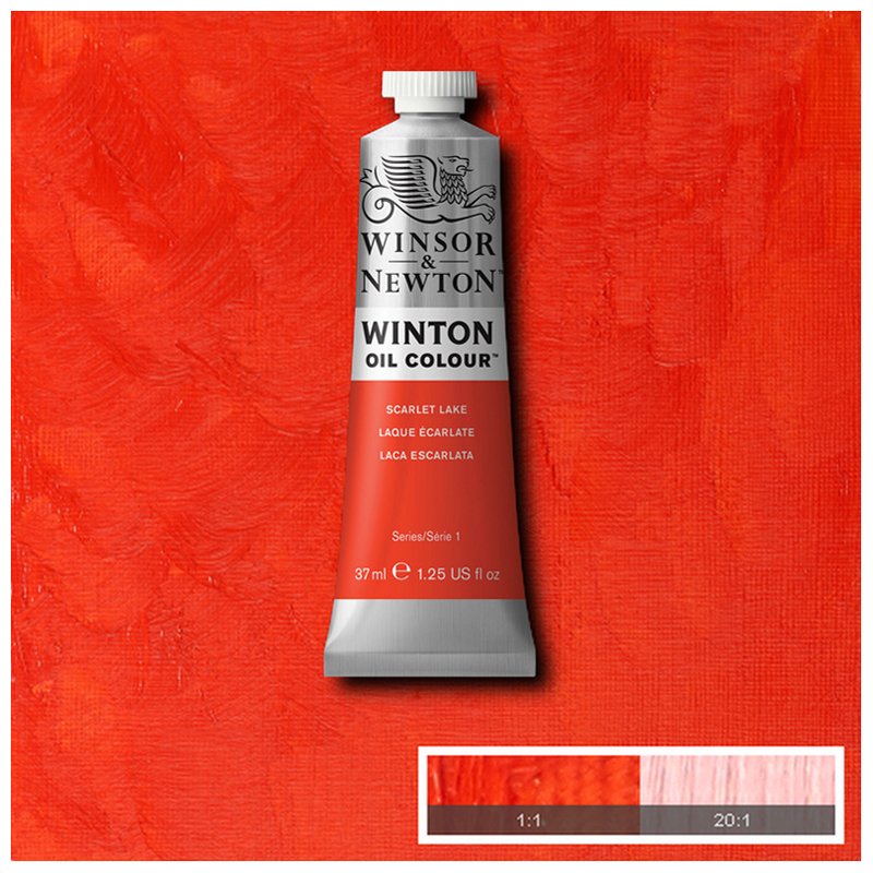 Краска масляная художественная Winsor&Newton «Winton», 37мл, туба, алый