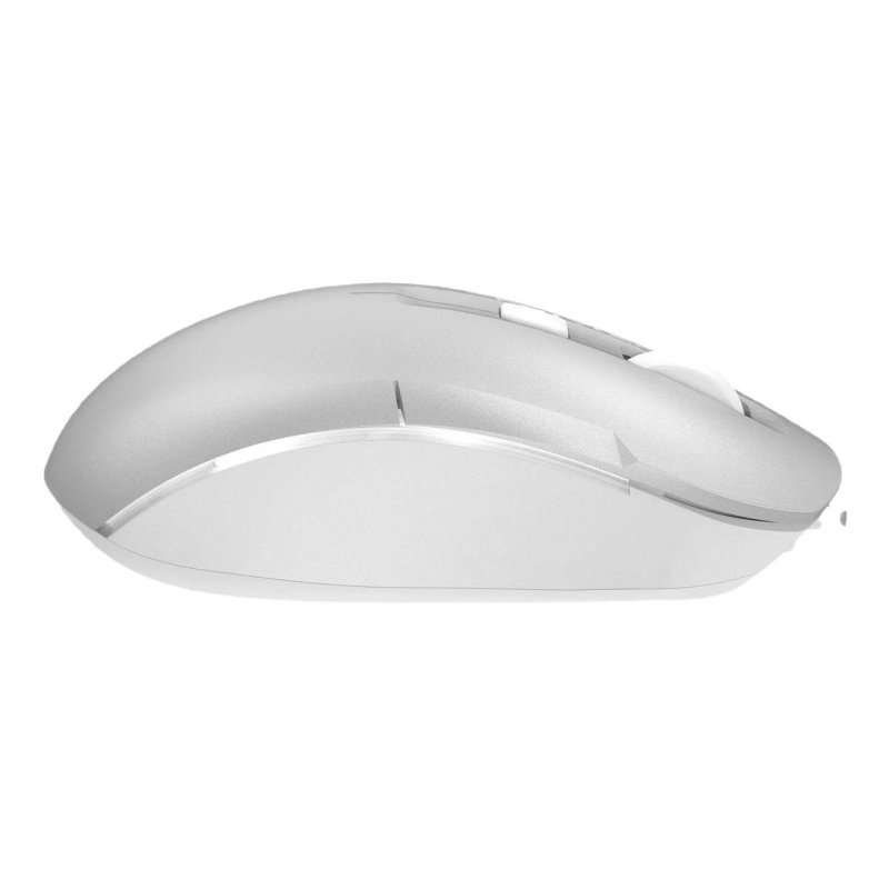 Мышь компьютерная A4Tech Fstyler FM26 серебристый/белый 800-1600dpi/4but