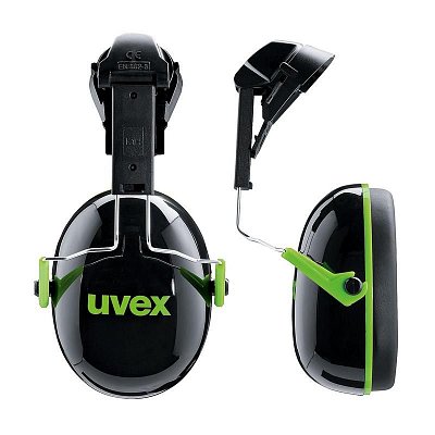 Наушники противошумные Uvex K1H с креплением на каску (артикул производителя 2600.201)